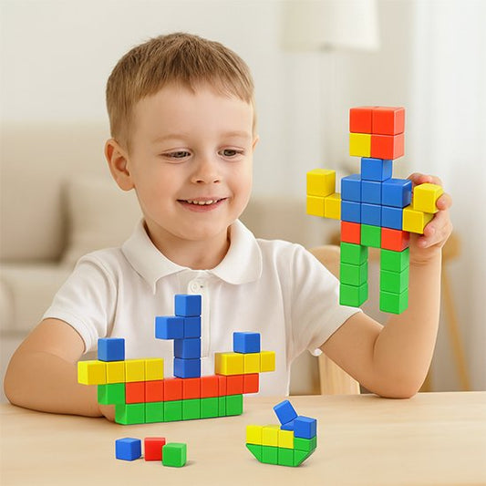Jeu de construction magnétique | Créatif Genius