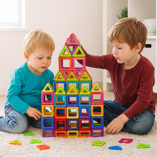Jeu de construction magnétique | CreativKid