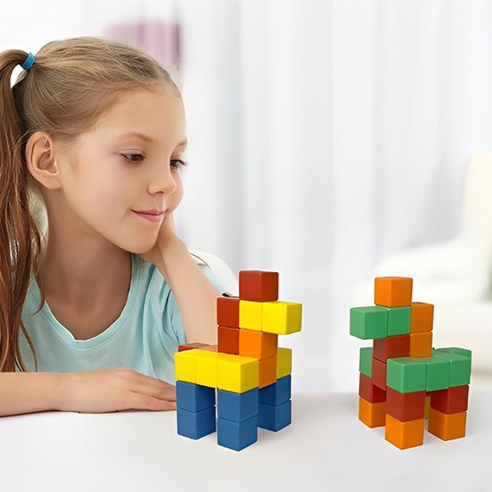 Jeu de construction magnétique | Créatif Genius