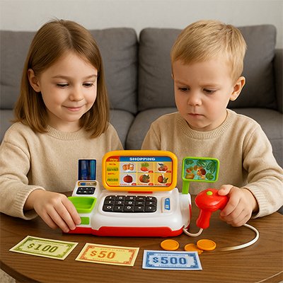 Caisse enregistreuse jouet | Interactive Éducative