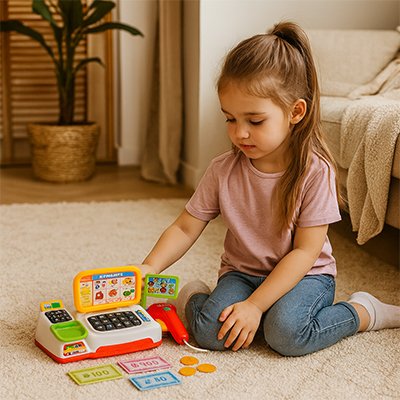 Caisse enregistreuse jouet | Interactive Éducative